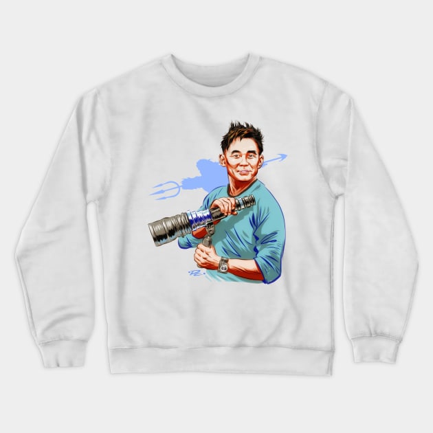 James Wan - An illustration by Paul Cemmick Crewneck Sweatshirt by PLAYDIGITAL2020